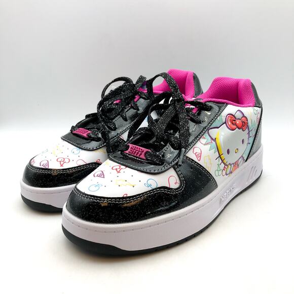 Heelys Girls Hello Kitty Kama Sneakers US 7 EU 39 Black White Multi NIB - Picture 6 of 14